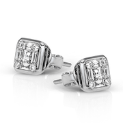 Earring in 18k Gold with Diamonds