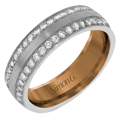 Men Ring in 14k Gold with Diamonds
