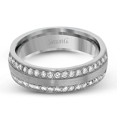 Men Ring in 14k Gold with Diamonds