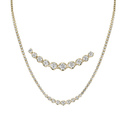 Necklace in 18k Gold with Diamonds