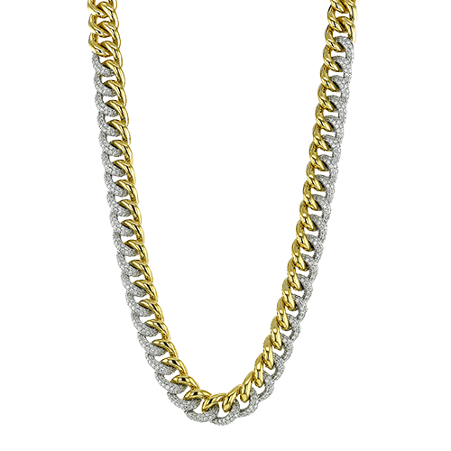 Necklace in 18k Gold with Diamonds