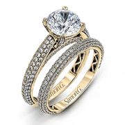 Wedding Set in 18k Gold with Diamonds