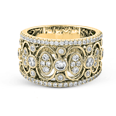 Right Hand Ring in 18k Gold with Diamonds