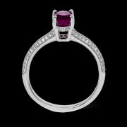 Color Ring in 18k Gold with Diamonds