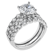 Wedding Set in 18k Gold with Diamonds