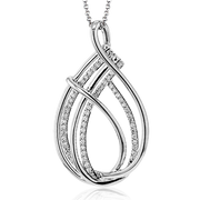 Pendant in 18k Gold with Diamonds