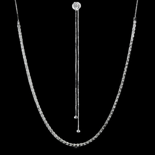 Necklace in 18k Gold with Diamonds