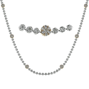 Necklace in 18k Gold with Diamonds