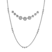 Necklace in 18k Gold with Diamonds