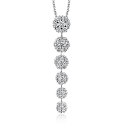 Pendant in 18k Gold with Diamonds