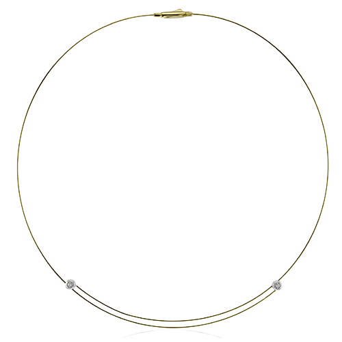 Choker in 18k Gold with Diamonds