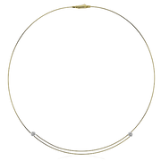 Choker in 18k Gold with Diamonds