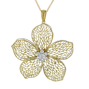 Pendant in 18k Gold with Diamonds