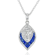Color Pendant in 18k Gold with Diamonds