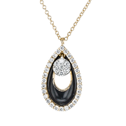 Pendant in 18k Gold with Diamonds