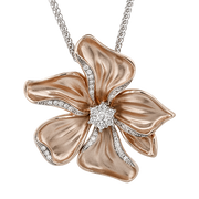 Pendant in 18k Gold with Diamonds