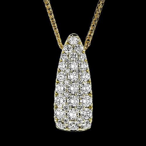 Pendant in 18k Gold with Diamonds