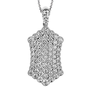 Pendant in 18k Gold with Diamonds