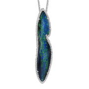 Color Pendant in 18k Gold with Diamonds