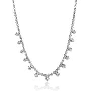Necklace in 18k Gold with Diamonds