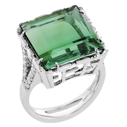Color Ring in 18k Gold with Diamonds