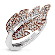 Right Hand Ring in 18k Gold with Diamonds