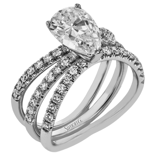 Wedding Set in 18k Gold with Diamonds