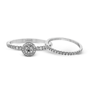 Wedding Set in 18k Gold with Diamonds