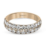 Anniversary Ring in 18k Gold with Diamonds