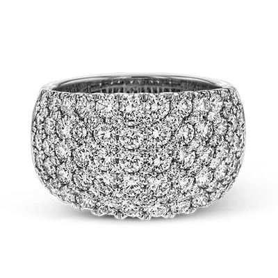 Anniversary Ring in 18k Gold with Diamonds