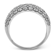 Anniversary Ring in 18k Gold with Diamonds