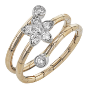 Right Hand Ring in 18k Gold with Diamonds