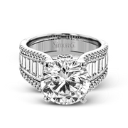 Engagement Ring in 18k Gold with Diamonds