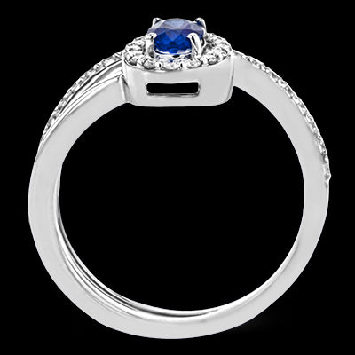 Color Ring in 18k Gold with Diamonds