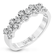 Anniversary Ring in 18k Gold with Diamonds