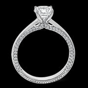 Engagement Ring in 18k Gold with Diamonds