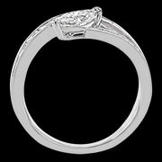 Engagement Ring in 18k Gold with Diamonds