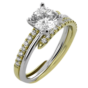 Wedding Set in 18k Gold with Diamonds