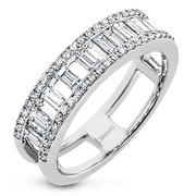 Anniversary Ring in 18k Gold with Diamonds