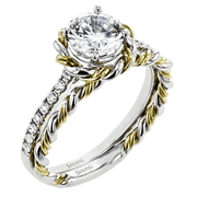 Wedding Set in 18k Gold with Diamonds