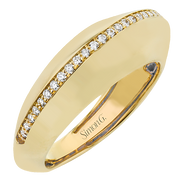 Right Hand Ring in 18k Gold with Diamonds