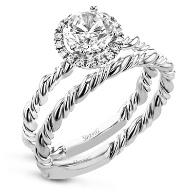 Wedding Set in 18k Gold with Diamonds