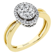 Right Hand Ring in 18k Gold with Diamonds