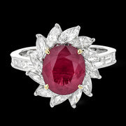 Color Ring in Platinum