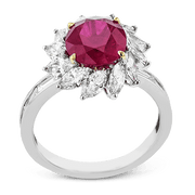 Color Ring in Platinum