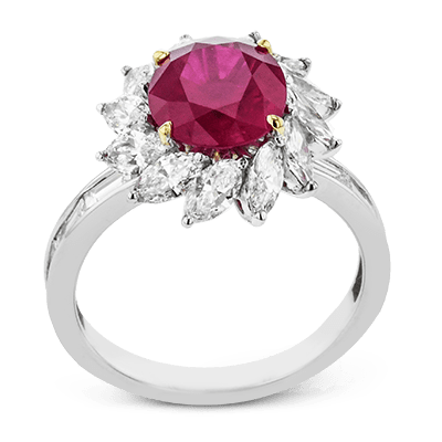 Color Ring in Platinum