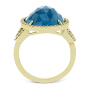 Color Ring in 18k Gold with Diamonds
