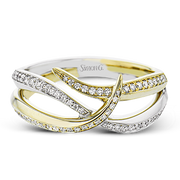 Right Hand Ring in 18k Gold with Diamonds