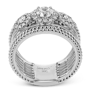 Right Hand Ring in 18k Gold with Diamonds