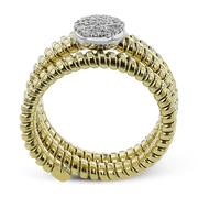 Right Hand Ring in 18k Gold with Diamonds